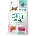 Сухой корм Optimeal Adult Cat High in Veal с высоким содержанием телятины для взрослых котов 0,7кг