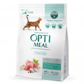 Сухой корм Optimeal Adult Cat Sterilised с индейкой и овсом для стерилизованных котов 0,2кг