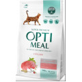 Сухой корм Optimeal Adult Cat Sterilised с высоким содержанием говядины и сорго для стерилизованных котов 0,7кг