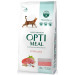 Сухой корм Optimeal Adult Cat Sterilised с высоким содержанием говядины и сорго для стерилизованных котов 1,5кг