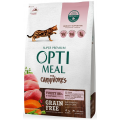 Беззерновий сухий корм Optimeal з індичкою та овочами для дорослих котів 4кг