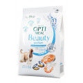 Сухой корм Optimeal Beauty Podium с морепродуктами по уходу за шерстью и зубами у взрослых собак всех пород 4кг