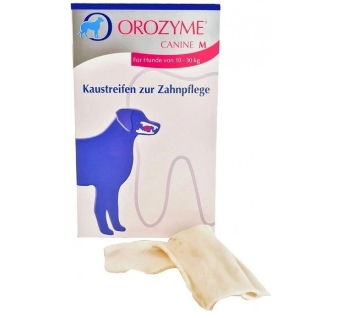 Orozyme (Орозим) Жевательные полоски для гигиены полости рта для собак (М - для средних пород)