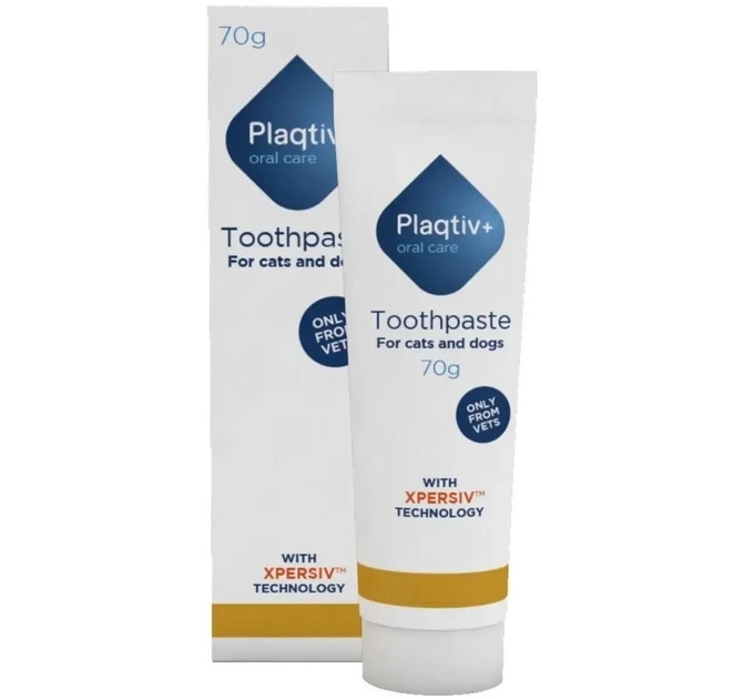 Plaqtiv+ Зубная паста для собак и кошек Toothpaste 70г