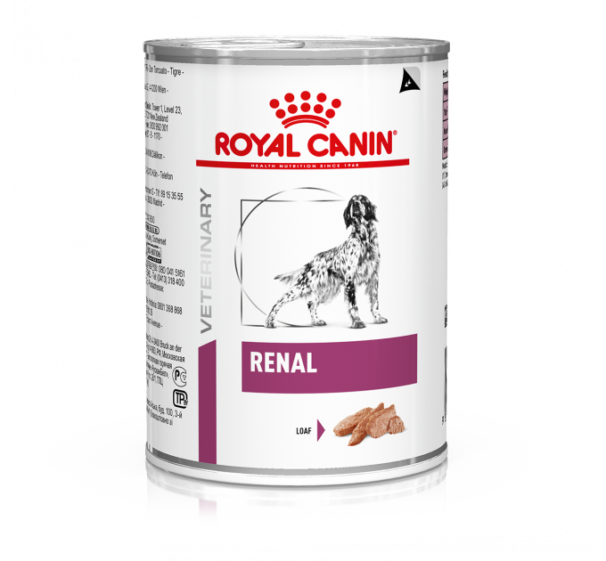 Паштет Royal Canin Renal при хронічній нирковій недостатності у собак 410г