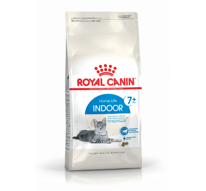 Royal Canin Indoor 7+ Сухой корм для кошек старше 7 лет постоянно живущих в помещении 1,5кг