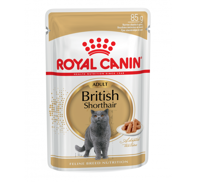 Паучі Royal Canin British Shorthair Adult для британських кішок 85г