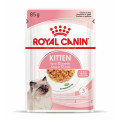 Паучи Royal Canin Kitten Instinctive для котят от 4 до 12 месяцев, кусочки в желе 85г.