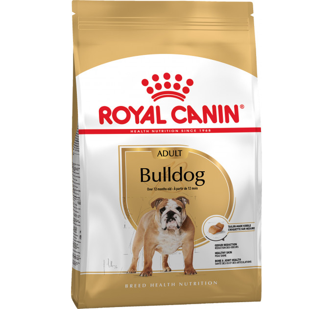 Royal Canin Bulldog Adult Сухой корм для взрослых собак породы бульдог 3кг