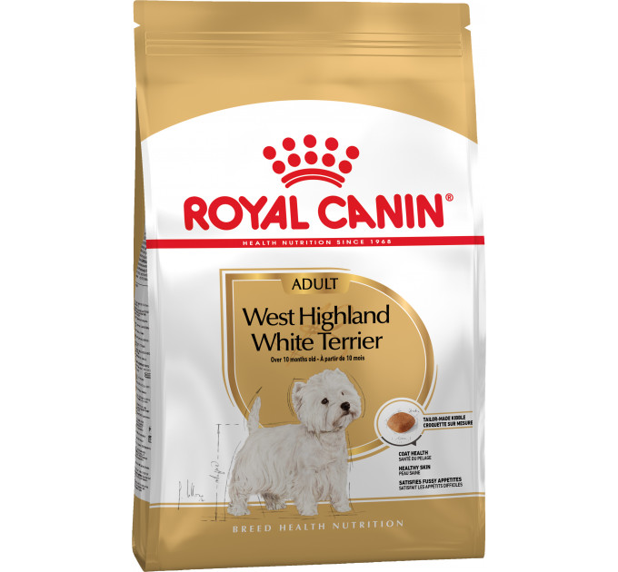 Royal Canin West Highland White Terrier Adult Сухой корм для вест хайленд уайт терьеров 3кг