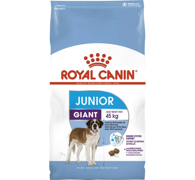 Royal Canin Giant Junior Сухой корм для юниоров гигантских пород 15 кг