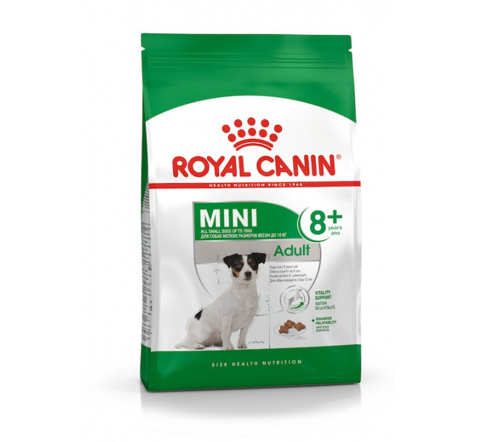 Royal Canin Mini Adult 8+ Сухой корм для взрослых собак мелких пород старше 8 лет 0,8 кг