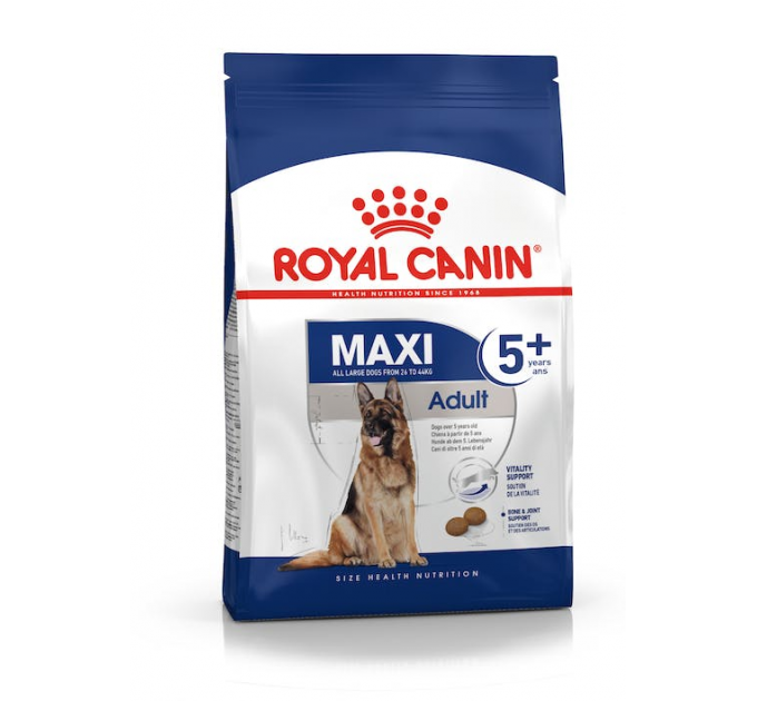 Royal Canin Maxi Adult 5+ Сухой корм для взрослых собак крупных пород старше 5 лет 15 кг