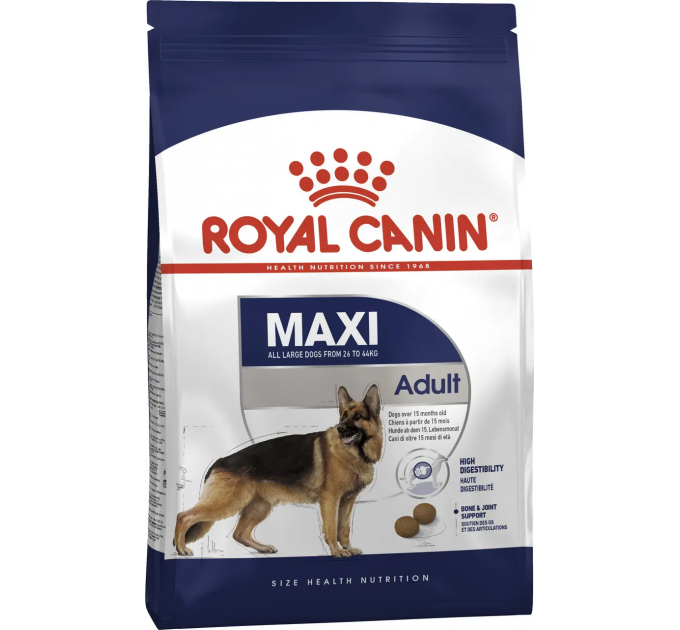 Royal Canin Maxi Adult Сухой корм для взрослых собак крупных пород 15 кг