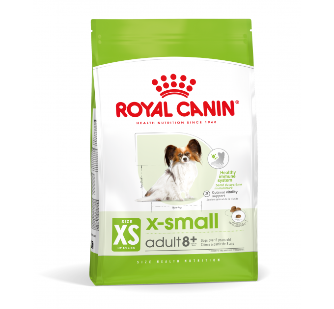 Royal Canin X-Small Adult 8+ Сухой корм для взрослых собак миниатюрных пород старше 8 лет 3 кг