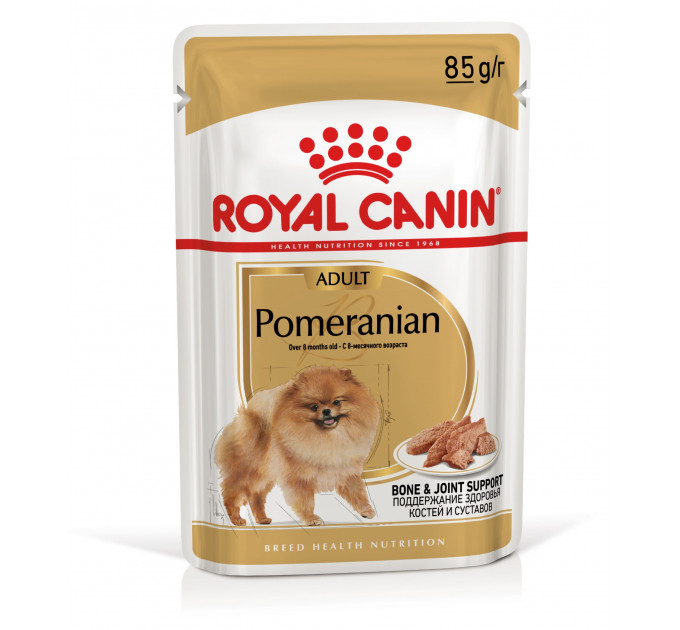 Паучи Royal Canin Pomeranian Adult паштет для померанского шпица 85г