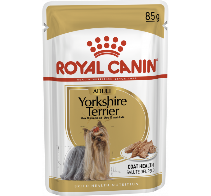 Паучи Royal Canin Yorkshire Terrier Adult паштет для йоркширского терьера 85г