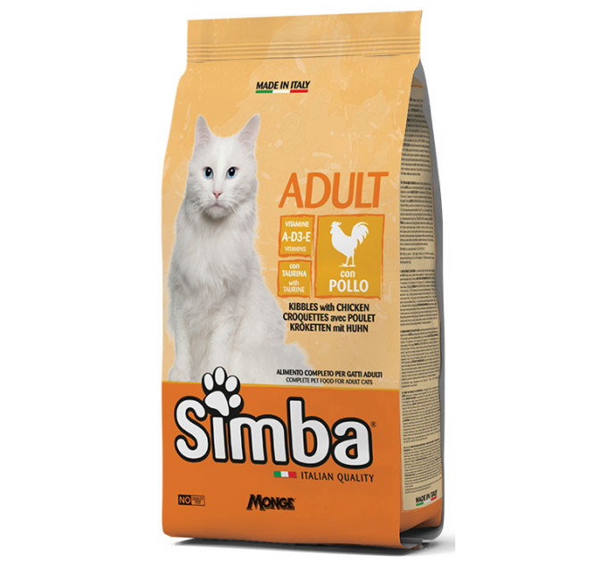 Корм для кошек SIMBA CAT курица 20кг