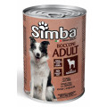 SIMBA DOG WET консерва для собак з ягням 415г