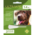 Ultimate Капли для собак 1-4кг против блох, клещей, вшей и власоедов