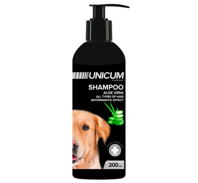 Unicum Шампунь для собак з маслом алое вера 200 мл