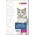 Краплі Vitomax COMBO від екто- та ендо-паразитів на холку для котів до 4 кг, 0,4 мл (3 піпетки)