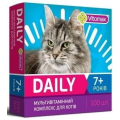 Мультивитаминный комплекс Vitomax Daily для кошек от 7 лет, 100 табл.
