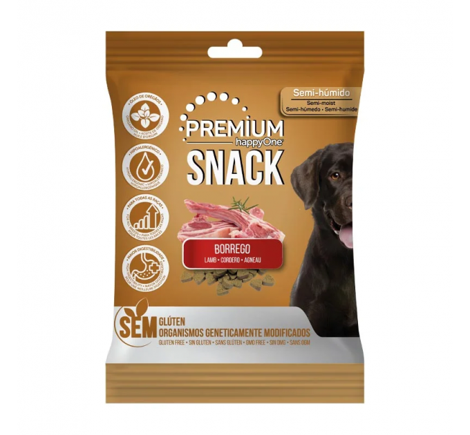 Ласощі для собак happyOne Premium Dog Snack Lamb з ягням 100г