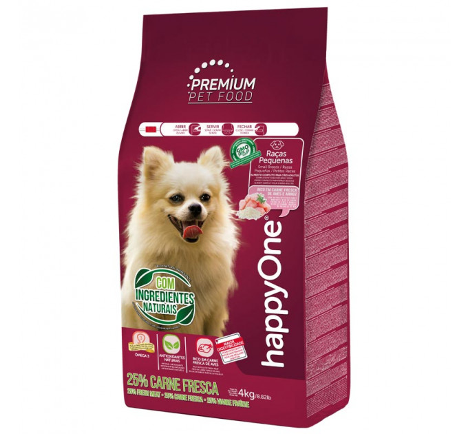 Сухой корм happyOne Premium Dog Small Breeds Fresh Meat для собак мелких пород со свежим мясом 1кг (на развес)